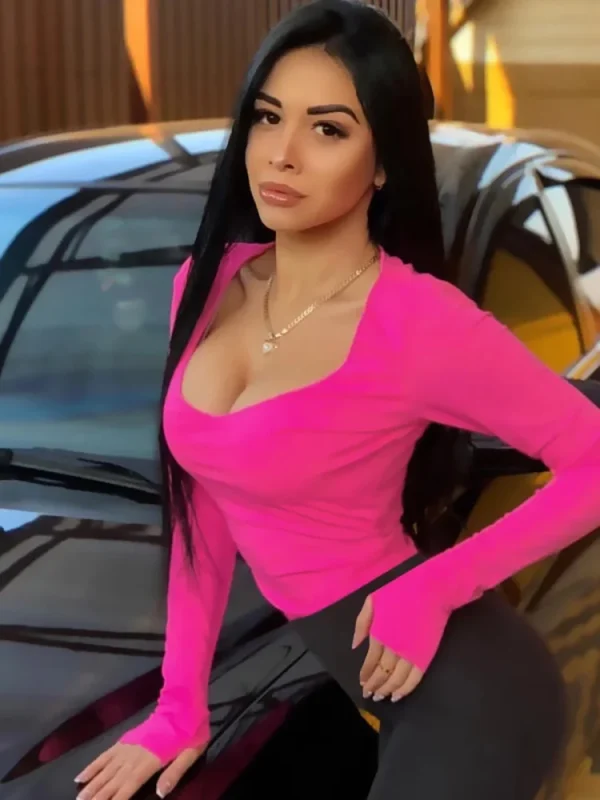 Body arancione al neon da donna manica lunga aderente sexy autunno inverno streetwear club abiti da festa abbigliamento femminile casual 4