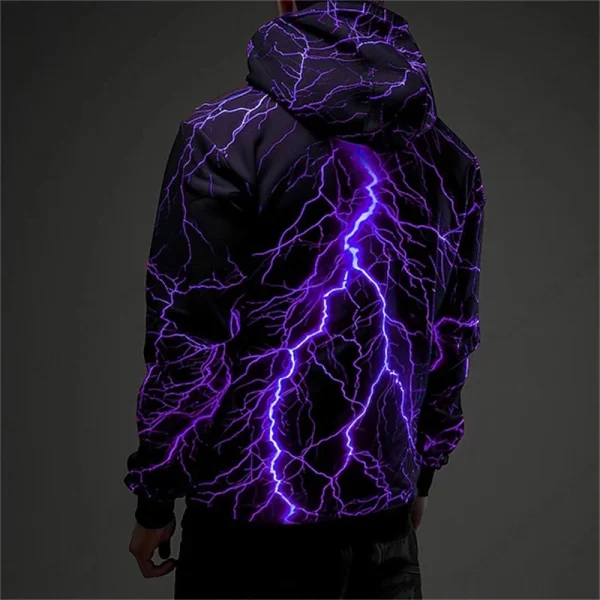 Nuova illuminazione retrò 3d stampa felpa con cappuccio uomo donna moda felpe con cappuccio felpa ragazzo cappotto donna felpe strada tuta oversize adolescenti 4
