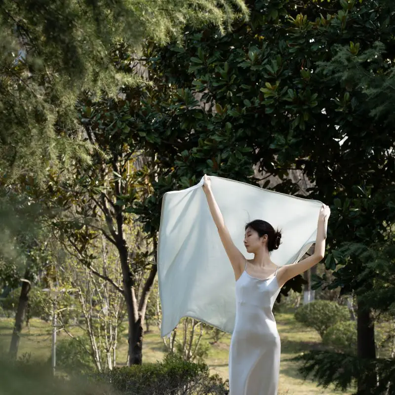 Coperta rinfrescante di lusso in fibra di lyocell al 100% per coperte estive con scialle vegetale naturale Piumino per pisolino traspirante e delicato sulla pelle di fascia alta 4