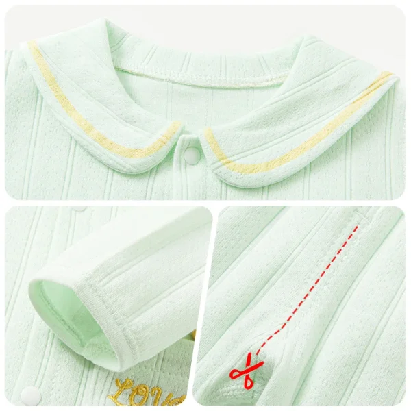 Set intimo per bambini Pigiama in morbido cotone per bambini Ragazzi Ragazze Bambino Primavera Autunno Simpatico cartone animato Manica lunga Indumenti da notte per la casa 6