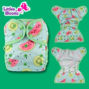 [Littles&Bloomz] Pannolini per bambini Taglia unica Pannolino in tessuto riutilizzabile Colore Copertura impermeabile da utilizzare con pannolini piatti o aderenti 1