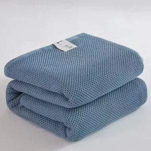 1 pz trapunta in cotone a nido d'ape in stile giapponese trapunta in puro cotone singola e doppia trapunta estiva fresca coperta multifunzionale 1