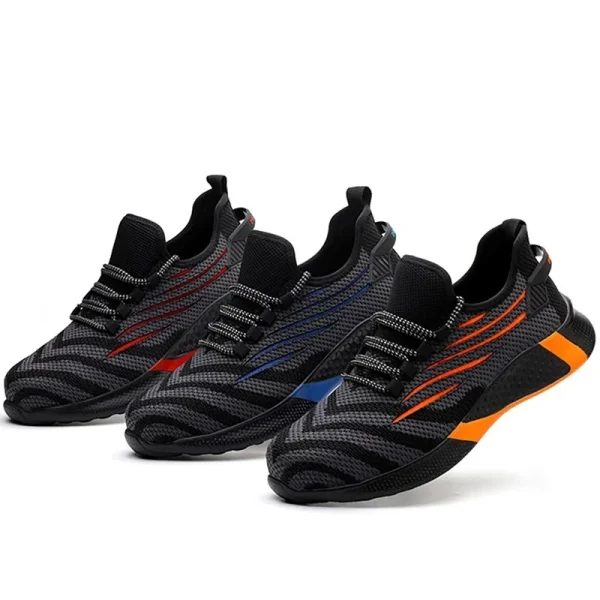 Scarpe antinfortunistiche da lavoro da uomo Scarpe da ginnastica da lavoro antiforatura Scarpe da lavoro indistruttibili da uomo Stivali da uomo Scarpe da uomo leggere Stivali antinfortunistici 4