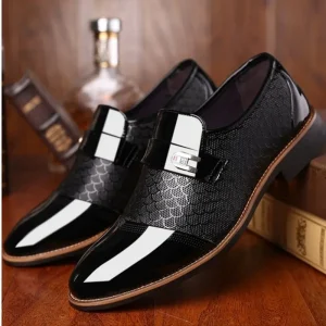 Scarpe classiche da uomo in pelle PU Tendenza Scarpe da uomo di lusso Scarpe da uomo antiscivolo resistenti all'usura Scarpe antiscivolo Zapatos Hombre 2025 1