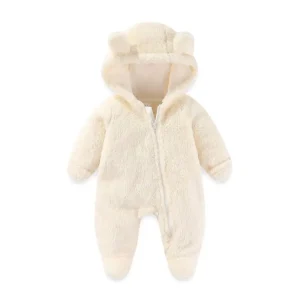Pagliaccetto per ragazze vestiti per bambini appena nati neonato 3 6 9 12 mesi pagliaccetti invernali pagliaccetto in pile 1