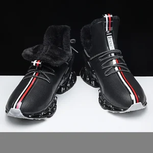 LEXSAN LEX stivali da uomo Nuove pantofole invernali Scarpe da uomo calde Sneakers in peluche impermeabili Scarpe da tenis maschili Stivali Scarpe da ginnastica da uomo invernali 1