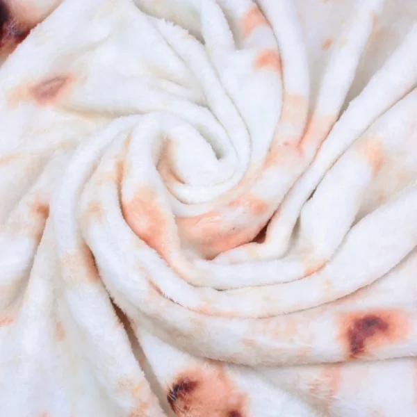 Morbida e calda coperta di flanella con stampa tortilla messicana per divano divano casa ufficio letto campeggio coperte divertenti per adulti regali per bambini 3