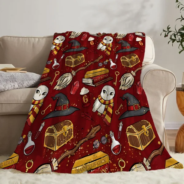 Coperta da tiro in flanella Coperta con stampa Coperta da pisolino super morbida e accogliente per divano letto Ufficio Viaggio Lavabile in lavatrice Regalo perfetto per la casa 3