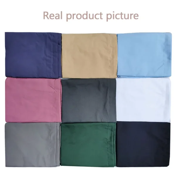 Lenzuolo con angoli in cotone con fasce elastiche Coprimaterassi regolabili antiscivolo per letto singolo matrimoniale king size, 140/160/200 cm 3