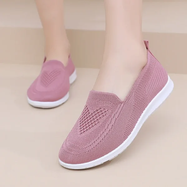 ​ Scarpe da donna Primavera Estate Casual Traspirante Suola grossa Scarpe piatte economiche 3