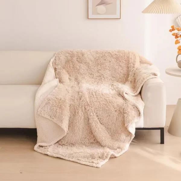 Coperta per coppia soffice premium impermeabile al 100% addensata king size morbida e pelosa coperta calda regalo romantico accogliente casa Dropshipping 2
