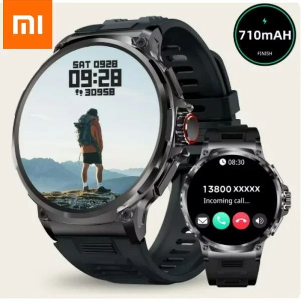 Xiaomi Nuovo 710mAh Chiamata Bluetooth Astuto Della Vigilanza Degli Uomini di Sport Orologi Da Uomo 1.85 "HD Monitor di Salute Impermeabile Smartwatch Per Android 1