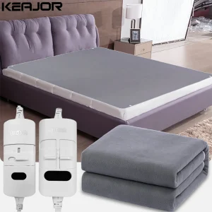 Coperta elettrica 220V Coperta riscaldante elettrica Termostato automatico più spesso Scaldamuscoli Materasso termico per coperta riscaldata 1