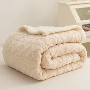 Coperte trapuntate primavera estate morbide calde Double Faces Sherpa coperte di peluche Home Office Nap Sleeping Airplane coperte di visone 1