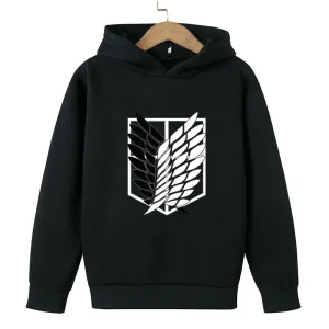 Autunno e inverno attacco gigante sportivo Felpe con cappuccio maglione attacco Titan maglione Abbigliamento per bambini giacca da strada Felpa anime 1