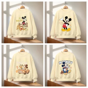2025 Autunno Giallo Felpe con cappuccio per bambini Ragazzi Ragazze Cotone Felpe casual Ritorno a scuola Moda per bambini Top sotto i 6 anni 1
