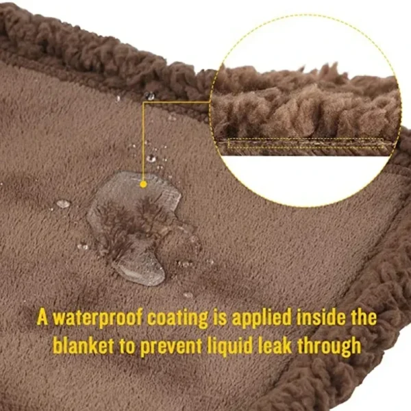 Coperta di lusso per coppia shaggy: coperta calda ispessita impermeabile invernale per divano, letto, pisolino |   Design confortevole 6