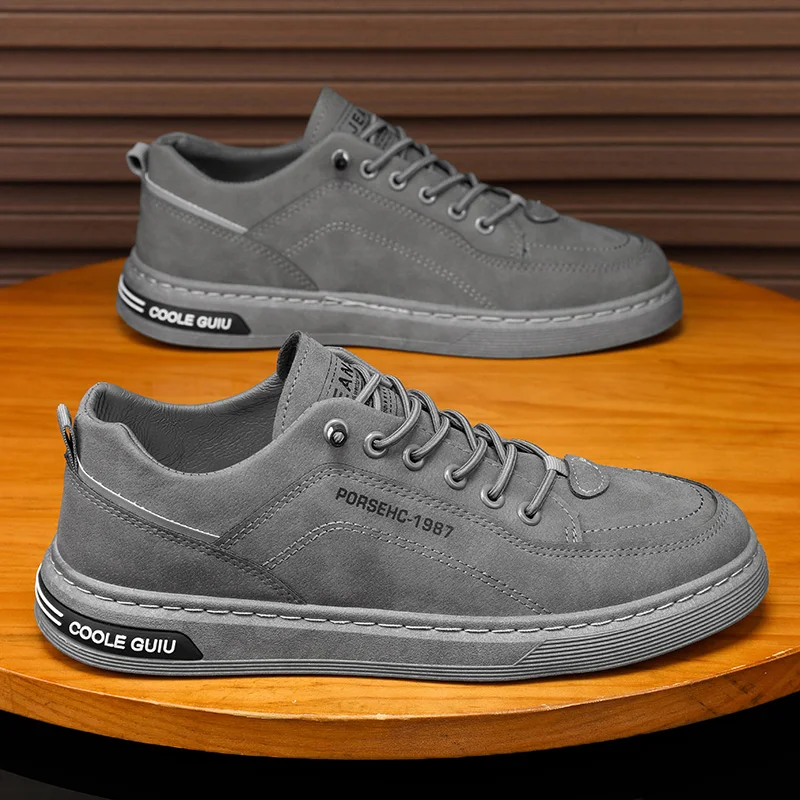 Scarpe antinfortunistiche da lavoro traspiranti nuove da uomo autunnali Scarpe sportive casual alla moda Scarpe da tavolo versatili per motociclisti 1