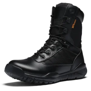 Stivali tattici da uomo Casual spedizione gratuita caviglia impermeabile scarpe da trekking all'aperto di marca Plus Size Boot scarpe da arrampicata nere 1