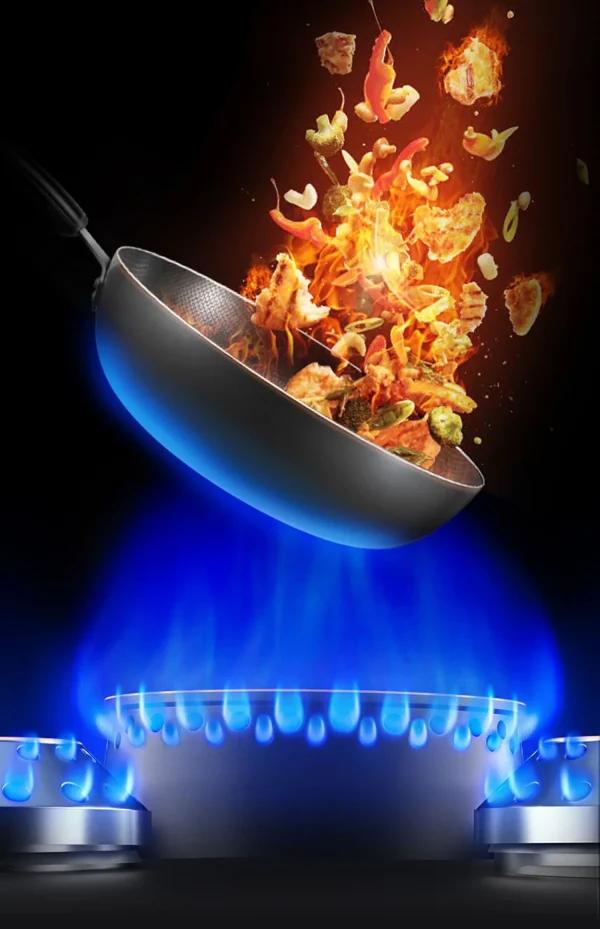 Stufa a gas Chigo Stufa GPL a gas naturale incorporata a doppio fuoco con design incorporato per uso domestico AD 5