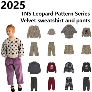 Prevendita per l'autunno e l'inverno del 2025 Felpa e pantaloni per bambini 1