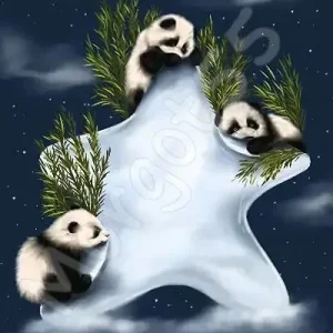 Panda on The Moon coperta di flanella, coperta calda sfocata per biancheria da letto per tutte le stagioni, divano letto divano casa riscaldamento arredamento regali Idea