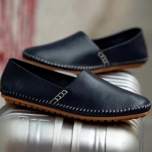 Moda Uomo Scarpe Da Guida In Pelle Slip-on Mocassino Homme Mocassini Casual Traspirante Morbido E Confortevole di Grandi Dimensioni Zapatillas Hombre 1