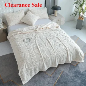 Primavera ed estate nuova coperta in pile Tafu tinta unita jacquard semplice coperta coperta multifunzionale senza federa 1