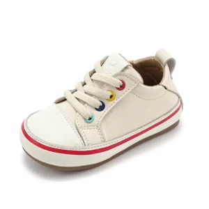 2024 nuova primavera/autunno scarpe per bambini in pelle ragazzi del bambino scarpe a piedi nudi suola morbida ragazze tennis all'aperto moda bambini piccoli scarpe da ginnastica 1