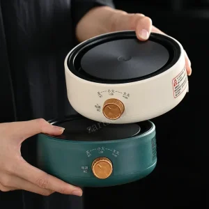 Stufa elettrica in ceramica Stufa da tè per la casa Ufficio Tea Brewer Piastra riscaldante elettrica adatta per tè/caffè Auto Mantieni caldo 1