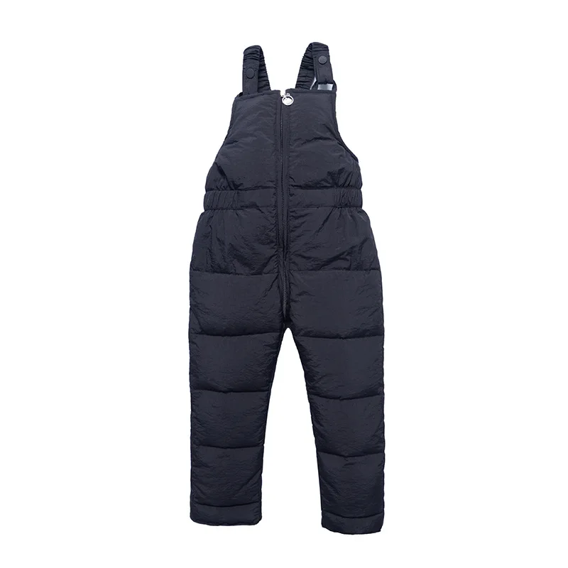 Inverno Bambini Salopette Calda Pantaloni Autunno Ragazze Ragazzi Piumini di Cotone Spessi Bambini di Alta Qualità Antivento Tuta da Neve 1-5Y 5