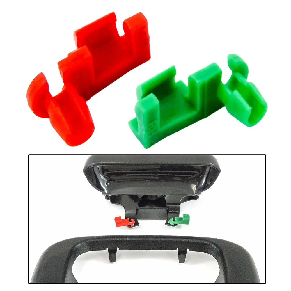 2 PCS Sinistra Destra di Plastica Portellone Maniglia Asta Clip 88981031 88981030 Per 1999-2007 Silverado Sierra Auto parti di ricambio 6