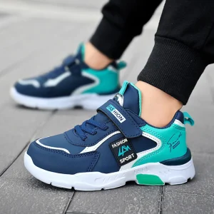 Scarpe da ginnastica per bambini Four Seasons Scarpe sportive leggere antiscivolo Scarpe da corsa da passeggio per bambini comode da 5-16 anni 1