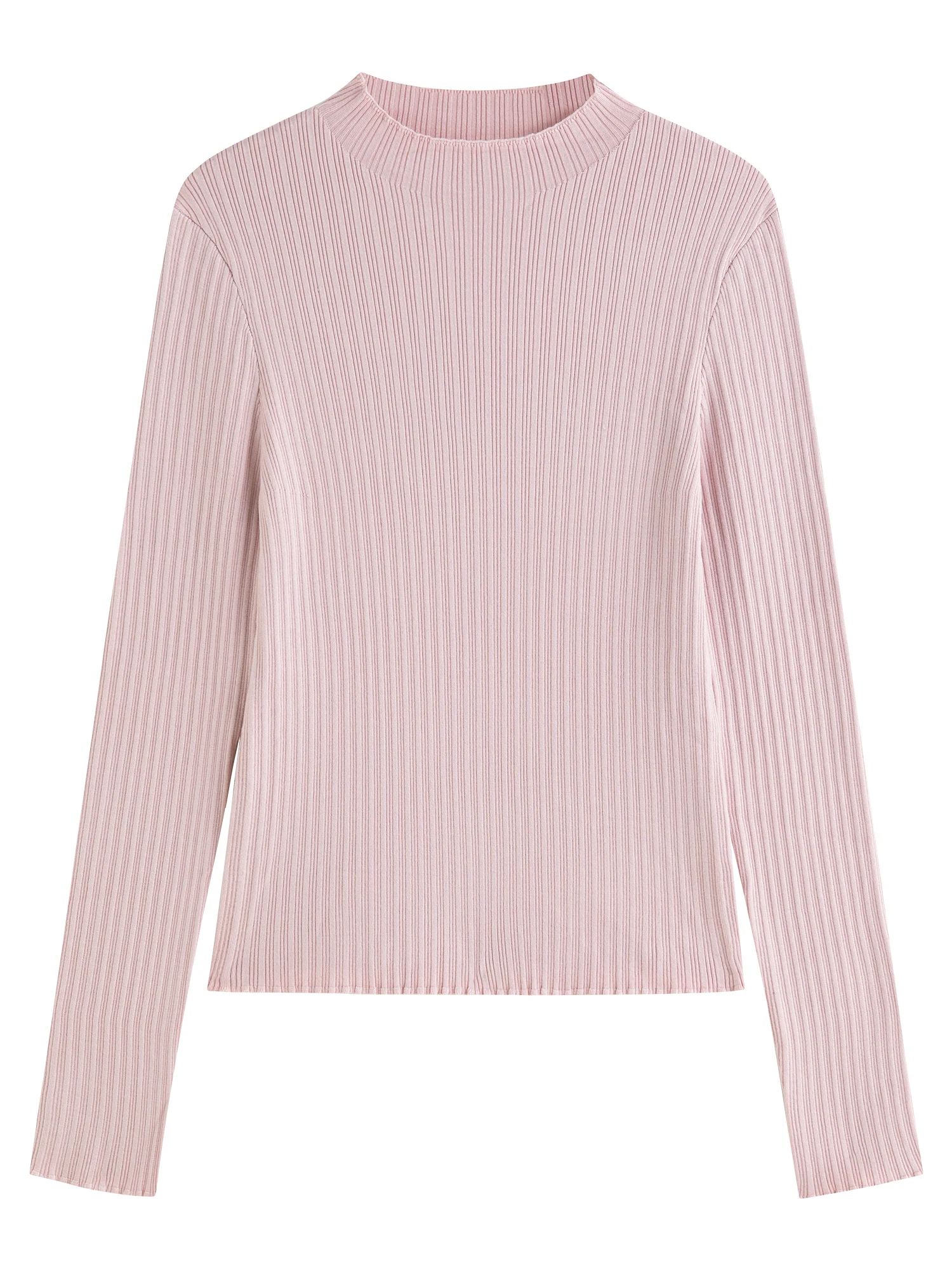 FSLE dolcevita maglione lavorato a maglia Casual Top per le donne 2024 inverno nuovo elegante tinta unita a maniche lunghe Versatile Top 24 fs14010 5