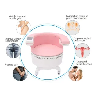 Vendite calde Salone di bellezza Ems Scolpire Macchina per il pavimento pelvico Sedia per il pavimento pelvico Ems Incontinenza urinaria Ems Sedia per il pavimento pelvico 1