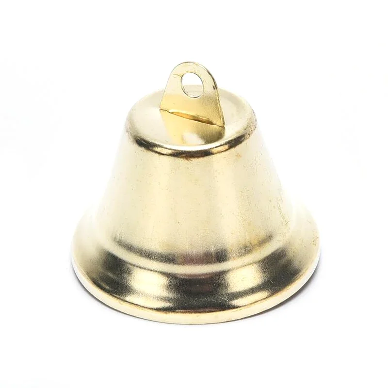 10 pezzi piccoli cascabelle campanelle in metallo albero di Natale decorazione per feste artigianali fai da te 5