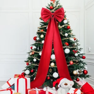 47x190 cm Grandi ornamenti con fiocco Festa di nozze Decorazione di compleanno Sfondo Etichetta da parete Decorazione da parete Natale 1