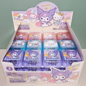 48 pz Temperamatite Kuromi Melody Studente Matita a 2 Fori Cinnamoroll Temperamatite Cancelleria Studente Materiale Scolastico Regalo Kawaii 1
