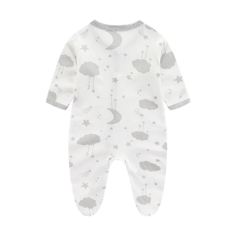 2 pezzi set tute per neonato vestiti per bambini primaverili morbido cotone ragazza pagliaccetto ragazzi tuta cartone animato set di abbigliamento per bambini da 0 a 6 mesi 3