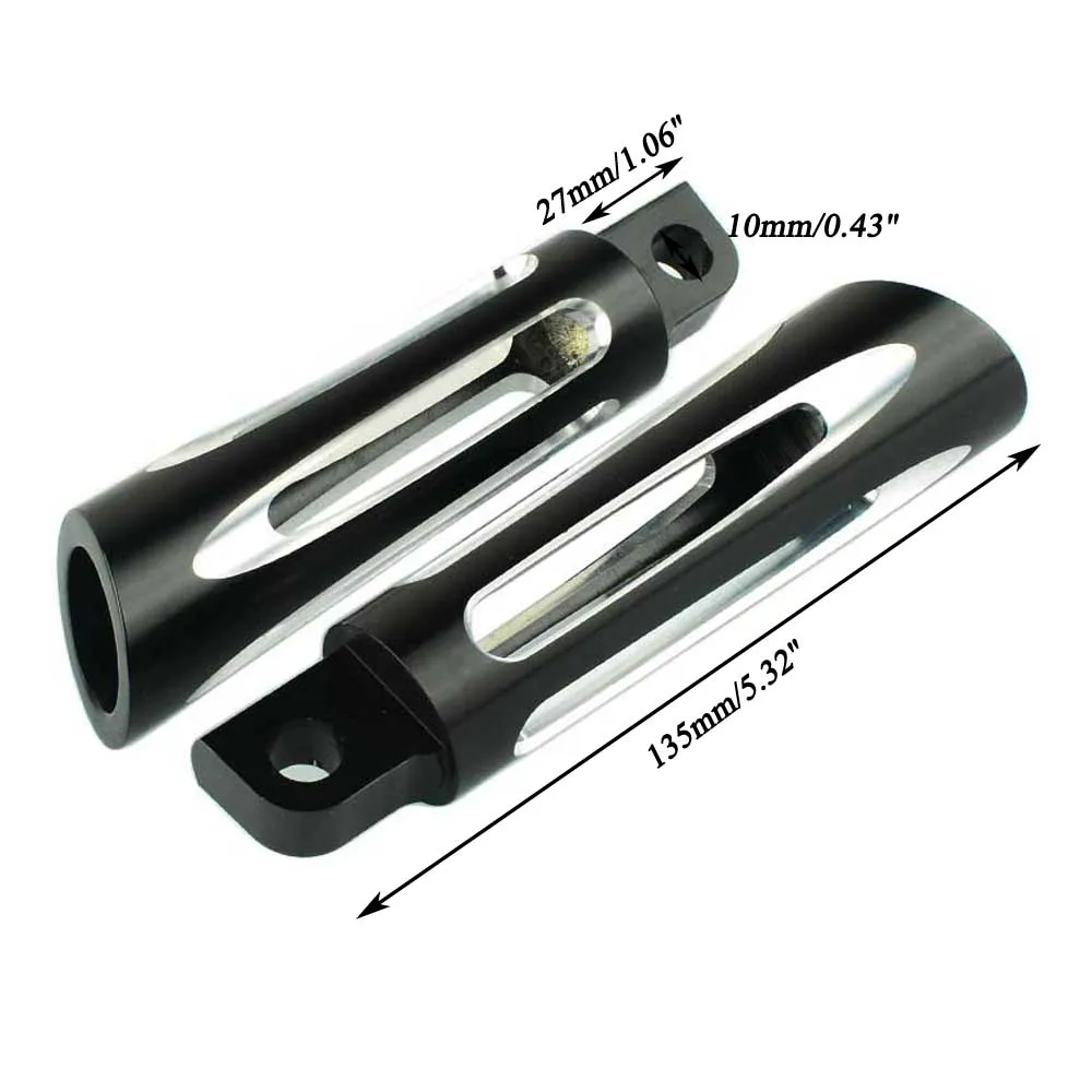 Moto di Alluminio di CNC Pedane Pedane Anteriore Posteriore Per Harley Sportster Ferro Touring Custom Honda Yamaha Suzuki Universale 6