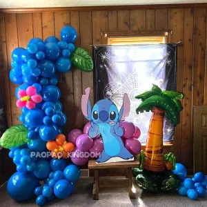 Lilo Stitch Arch Kit Garland Helium Balloon Baby Shower Birthday Theme Party Decorations Inflatable Toys Air Globos 1
