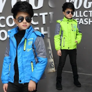 Ragazzi cappotto giacca capispalla in cotone soprabito 2023 elegante addensare inverno autunno Sport uniformi scolastiche abbigliamento caldo per bambini 1