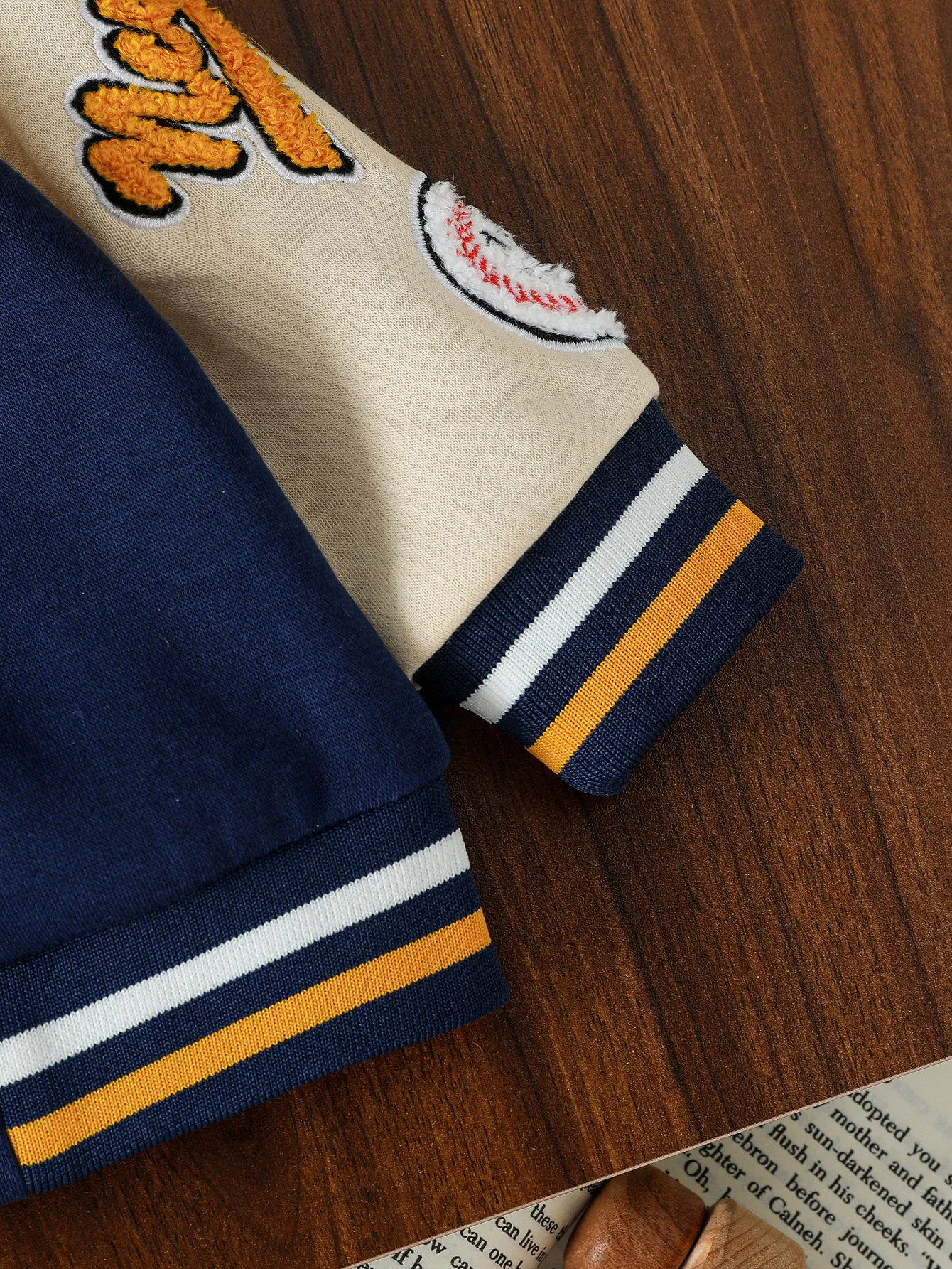 Neonati maschi Lettera Giacche moda baseball Cardigan ricamato Autunno Primavera Capispalla casual Felpa sportiva Cappotti per 3M-3Y 6