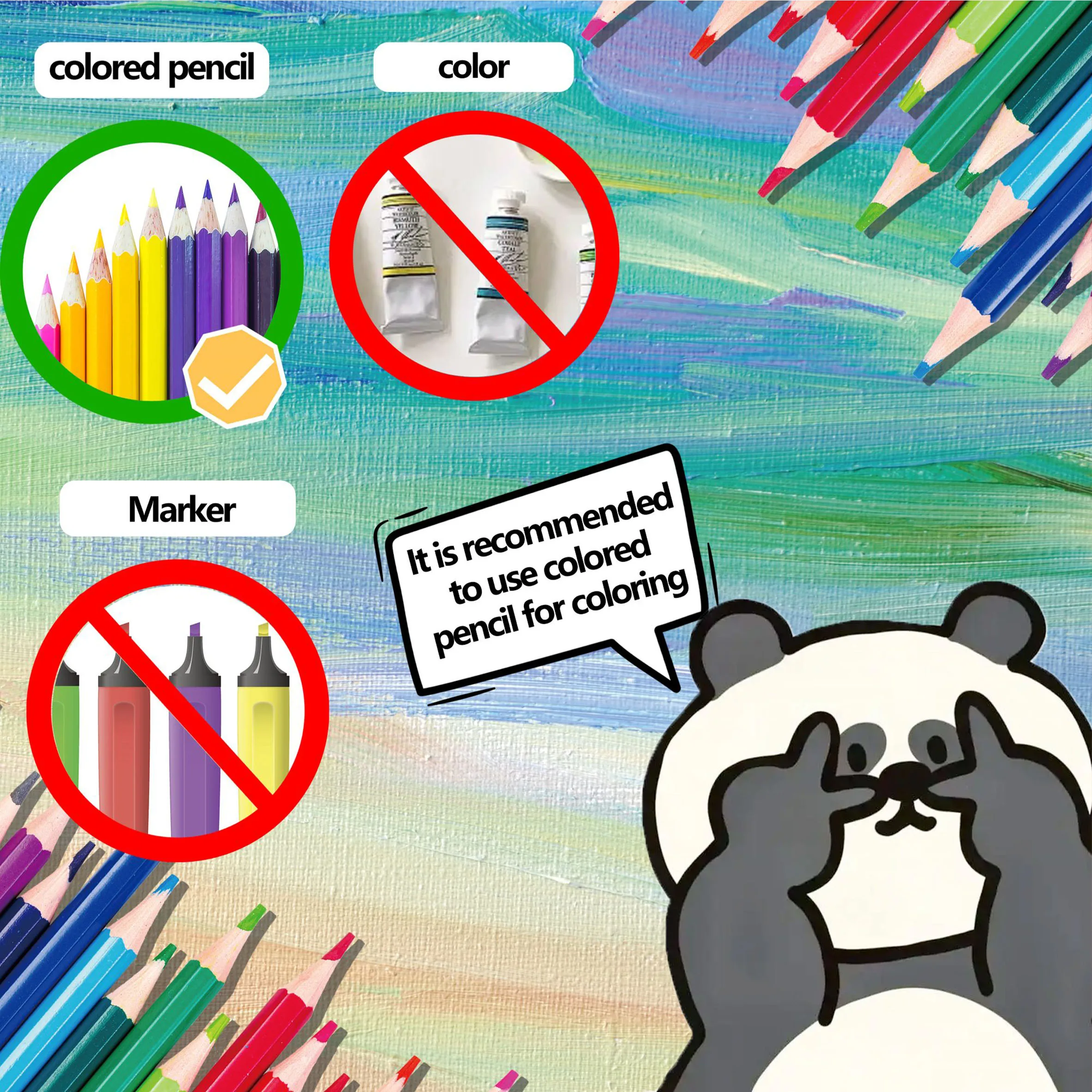 Libro da colorare per orsi carini e peculici per adulti - 7,8 pollici, 24 pagine di disegni intricati - Libro illustrato per adulti 6