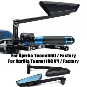 Specchietti moto per Aprilia Tuono 660 Factory Tuono 1100 V4 Specchietti moto regolabili di fabbrica 1