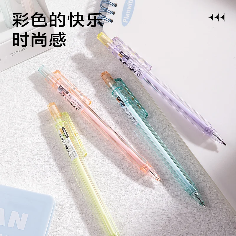 Deli 4/8 pz 0.5mm/0.7mm Kawaii Matite Meccaniche Matita A Propulsione Scuola e Forniture Per Ufficio di Cancelleria Disegno Schizzo Strumento Regalo 6