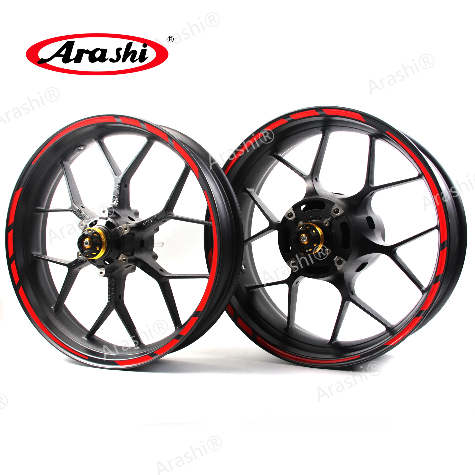 Moto Universale Anteriore Ruota Posteriore Cerchione Decalcomanie Ruote Wateroroof Adesivo Per KAWASAKI Z900 Z1000 Ninja Accessori 1