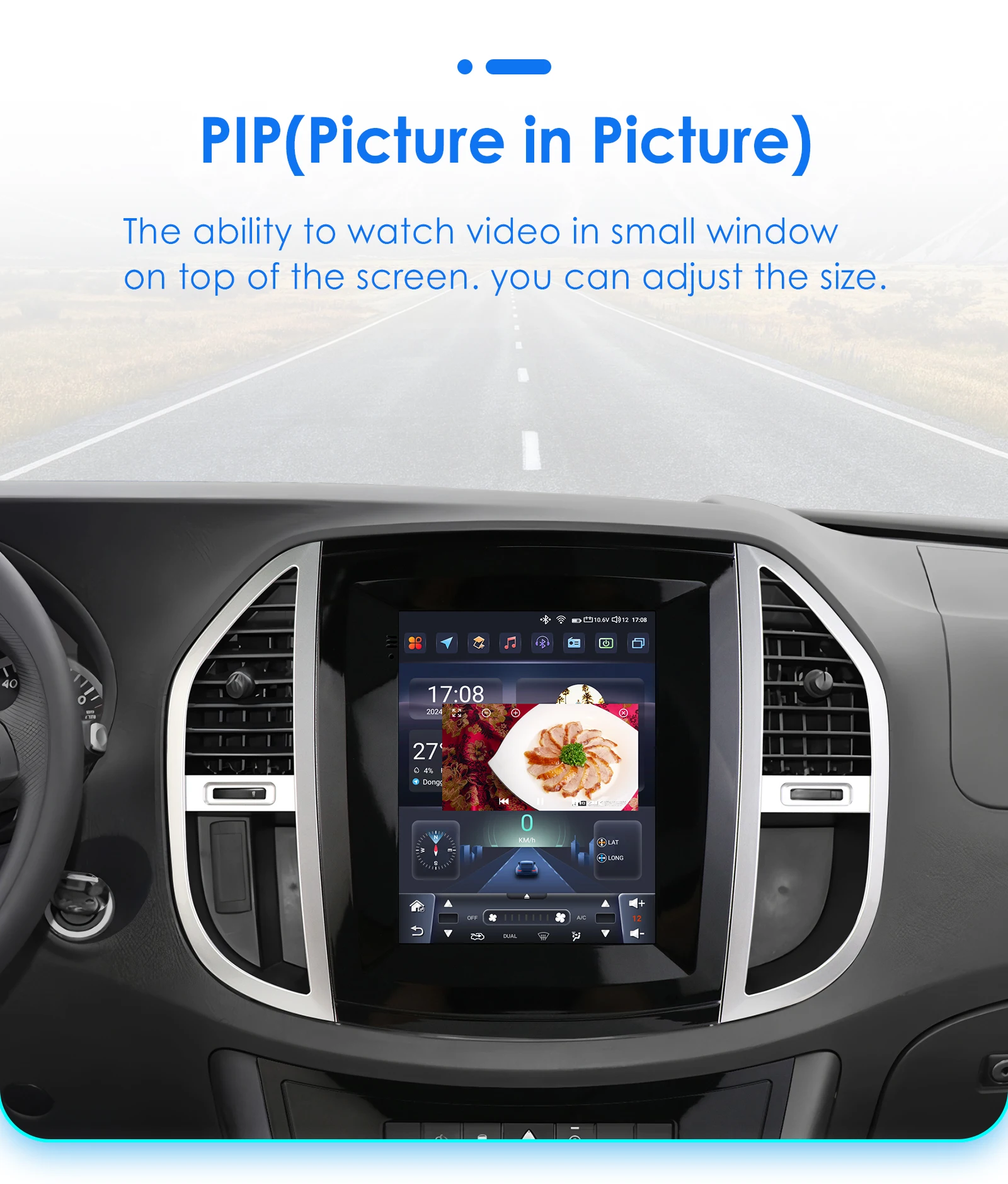 Autoradio Android da 9,7 pollici per Mercedes Benz Vito 2014-2022 Car Audio GPS Carplay Android Auto Multimedia Lettore Intelligente WIFI 6