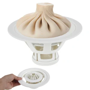 Stampo per fare Baozi a forma di fiore Stampo per panini al vapore a forma di fiore Stampo semplice fatto a mano per stampo da cucina fai-da-te Stampo per panino Baozi Handbanary 1