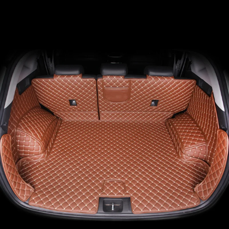 Tappetino per bagagliaio per auto in pelle per hyundai tucson 2019 2020 suv cargo liner accessori interno bagagliaio 3
